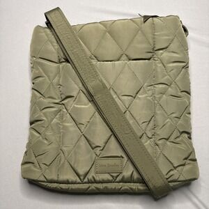 Vera Bradley Ultralight Hipster Crossbody Sage Green 27132-X64‎ Nylon Puffy